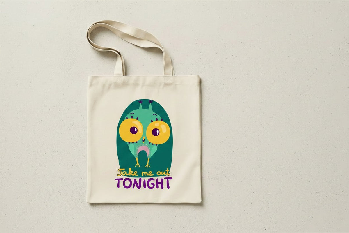 Tote bag TAKE ME OUT TONIGHT