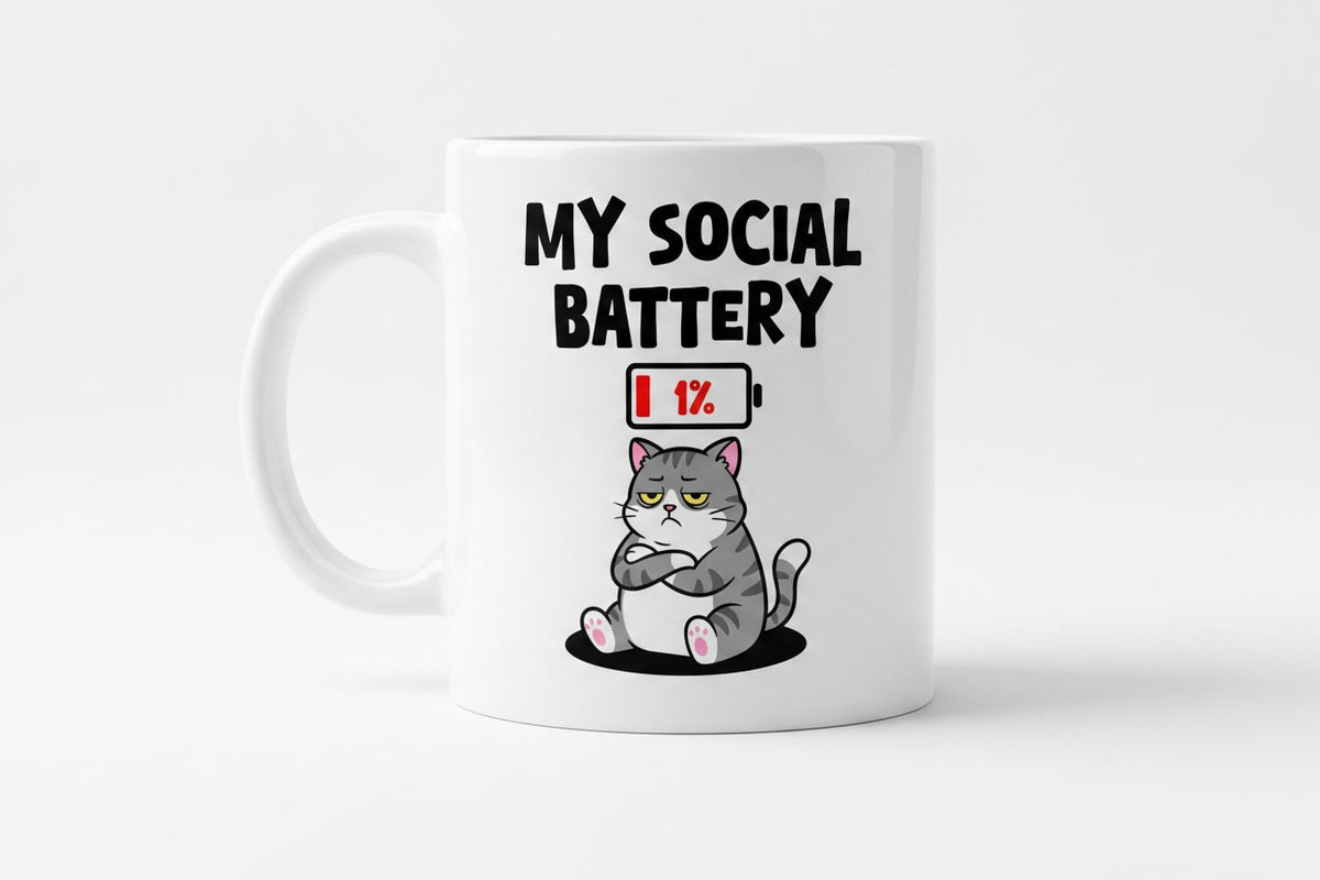 Mug my social battery