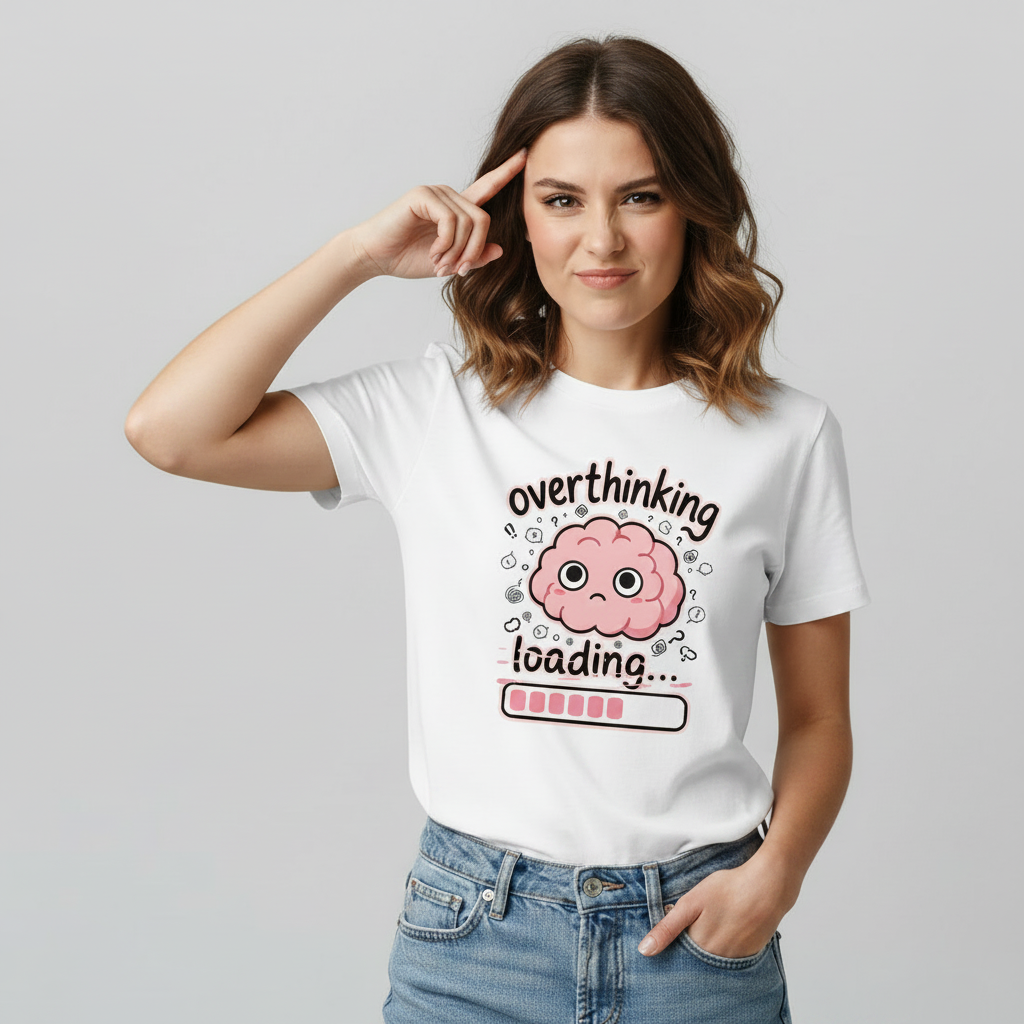 Unisex T-shirt overthinking loading