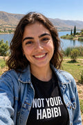unisex tshirt not your habibi