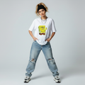 unisex tshirt sponge bob middle finger
